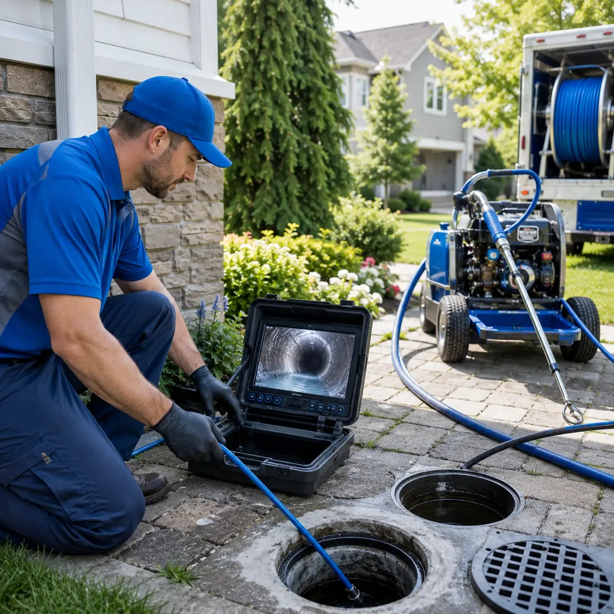 Outdoor drain cleaning professionals serving Glen Hope, PA